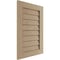 Ekena Millwork Timberthane Rough Cedar Vertical Faux Wood Non-Functional Gable Vent, Primed Tan, 32"W x 36"H GVURVE32X36DRCPR - alternate 2
